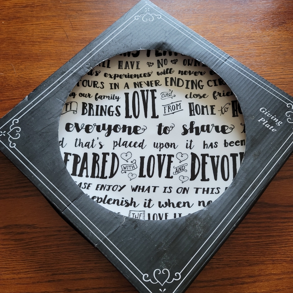 The Giving Plate in box